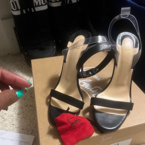 Christian Louboutin Shoes Jonatina Leather Amp Pvc